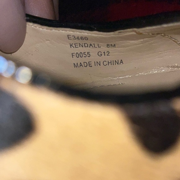 Calvin Klein ‘Kendall’ Faux Fir Leopard Heels, SZ 8M - Picture 7 of 13